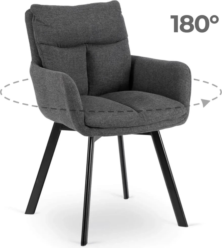 CORTADO forgószék, sötétszürke