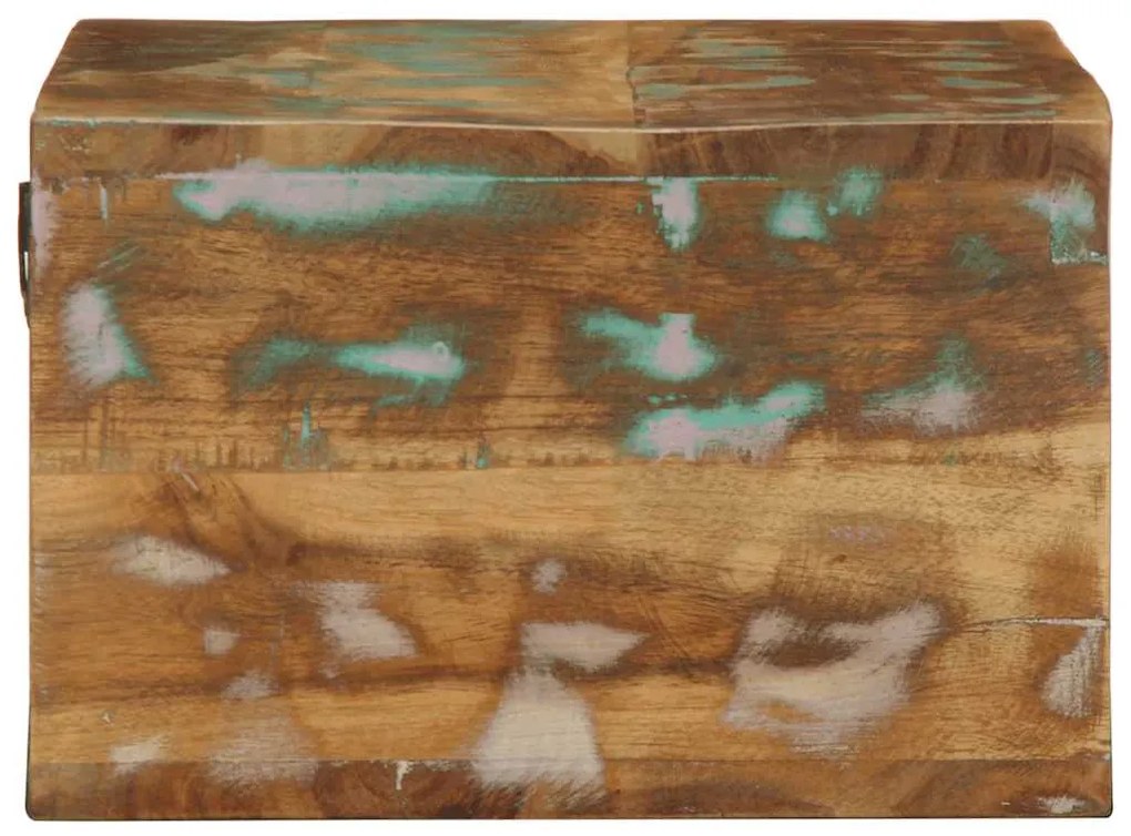 tömör újrahasznosított falra szerelhető TV-szekrény 60x30x19 cm