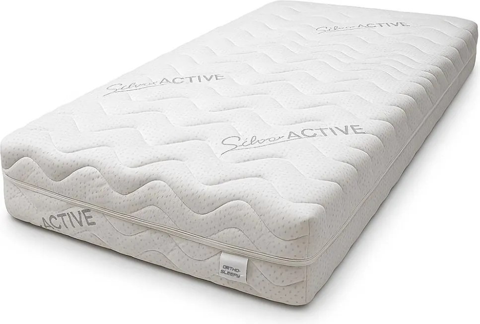 Ortho-Sleepy Strong Memory 20 cm magas ortopéd vákuum matrac 2 cm memory Silver Protect huzattal