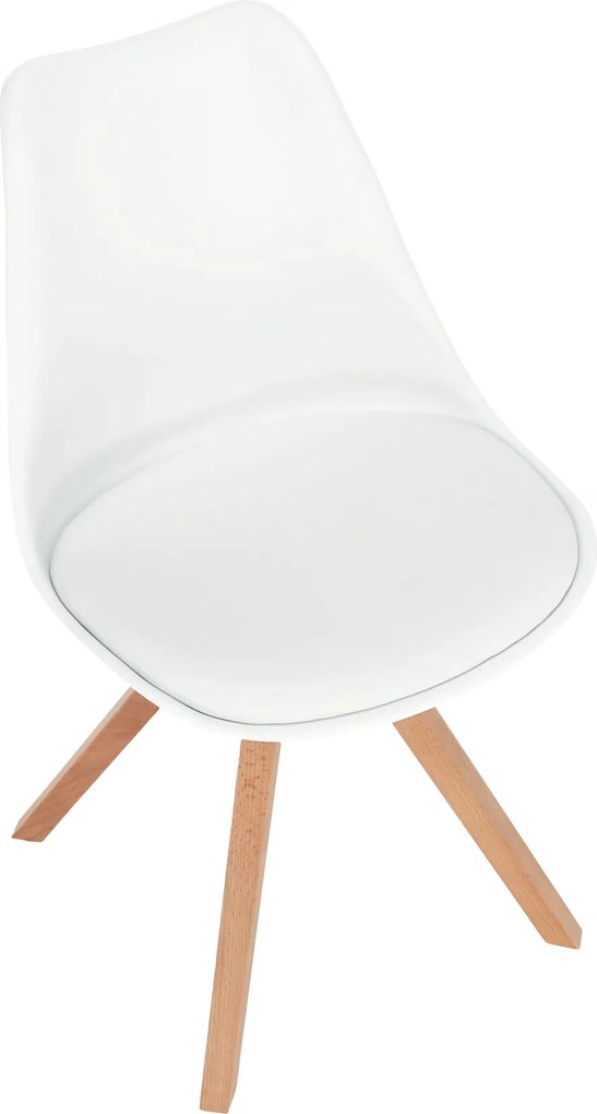 Stílusos forgószék, fehér, ETOSA