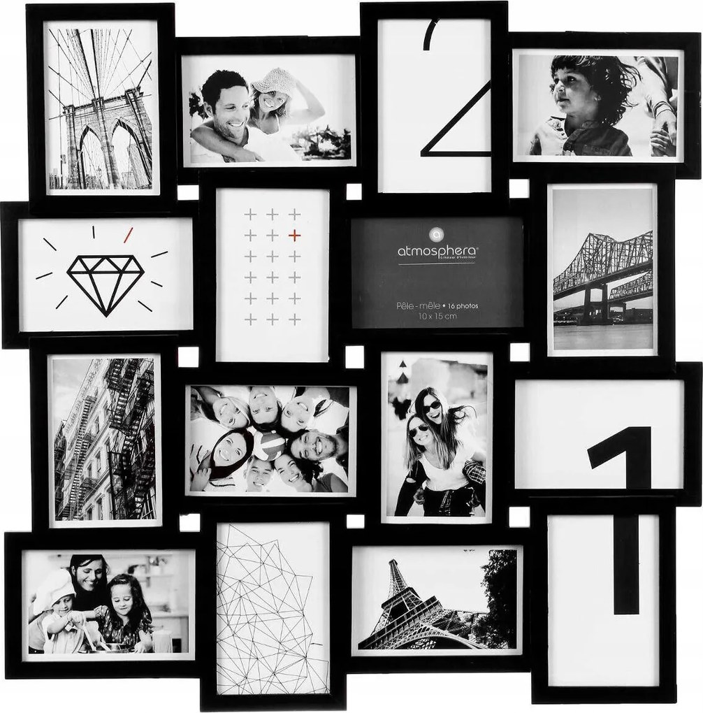 Képkeret 16 Képhez Multikeret Kollázs