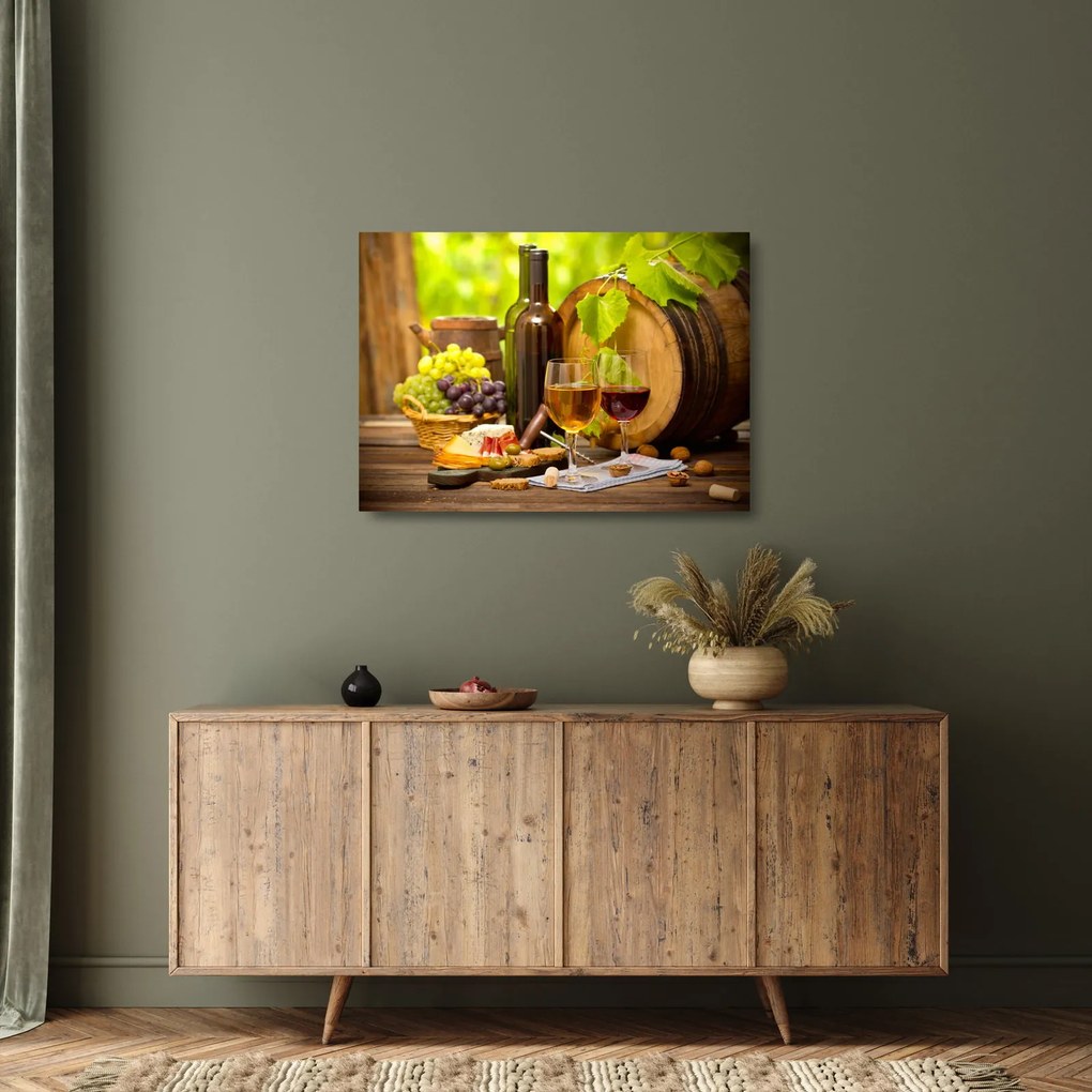 Üveg kép - Borok (70x50 cm)