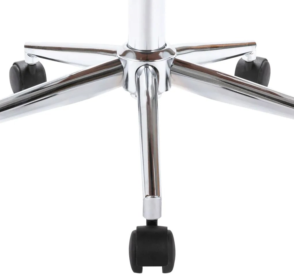 6 db fekete műbőr forgó étkezőszék