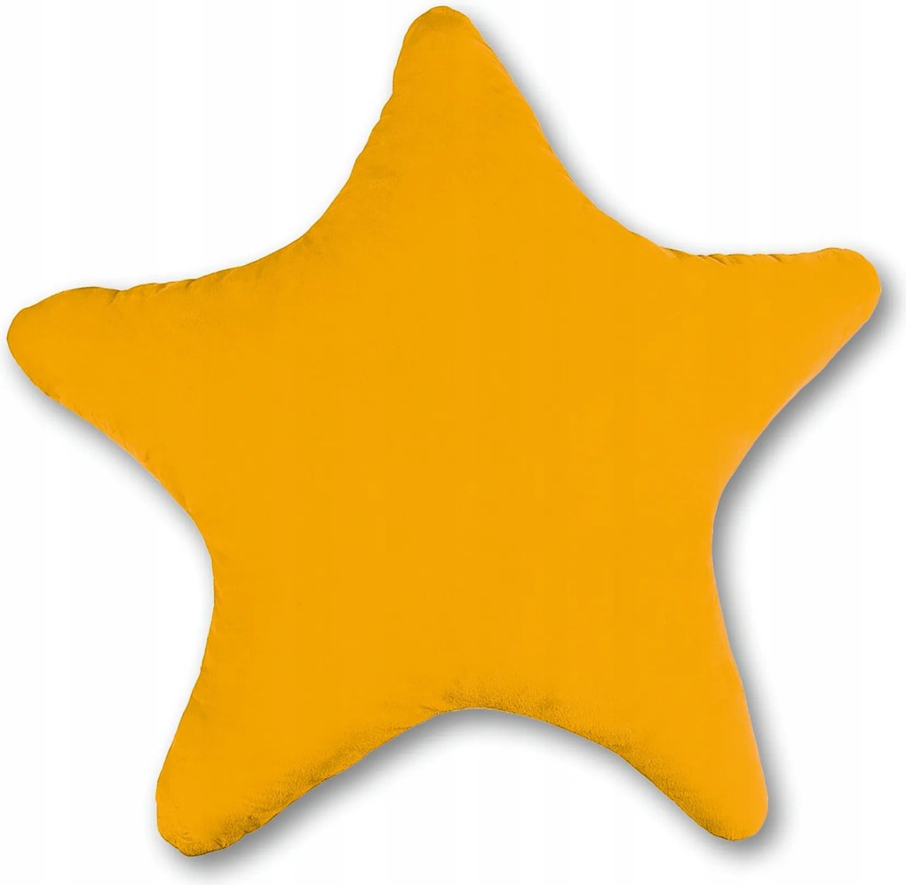 Dekorációs párna tengeri csillag sárga 55 cm