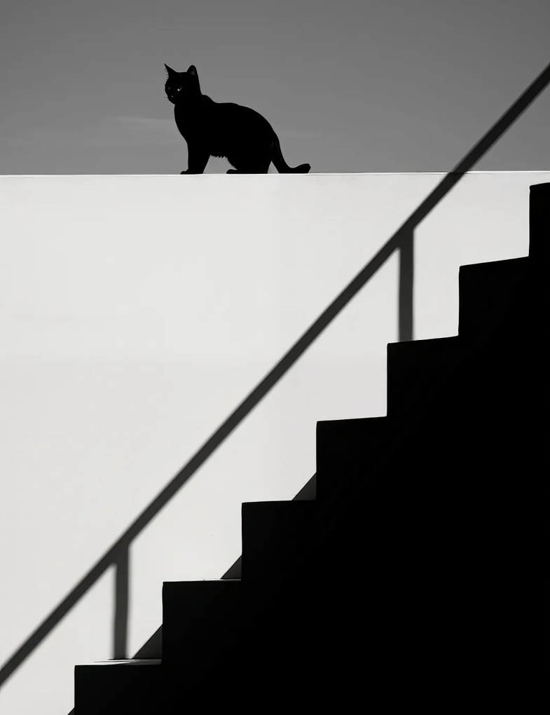 Poszter 50x65cm Sziluett és szimmetria