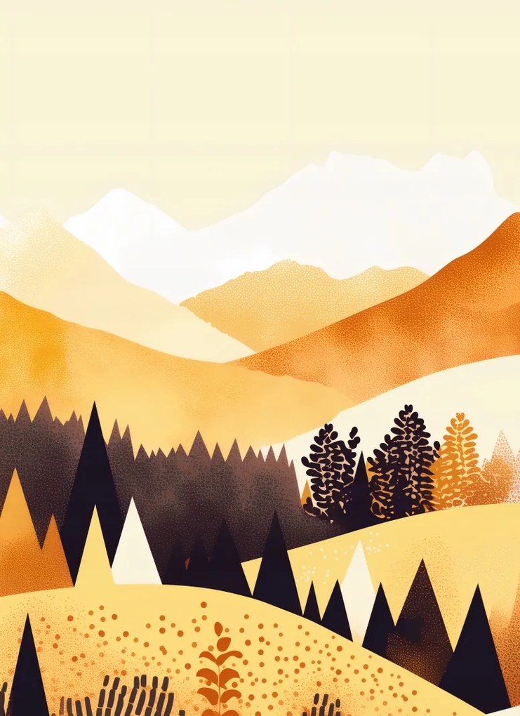 Poszter 40x55cm Arany Nyugat virágzásban