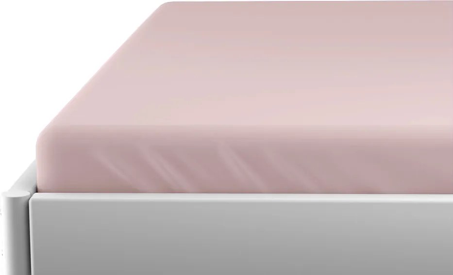 Jersey lepedő kiságyba EXCLUSIVE 70x140 cm antik rózsaszín