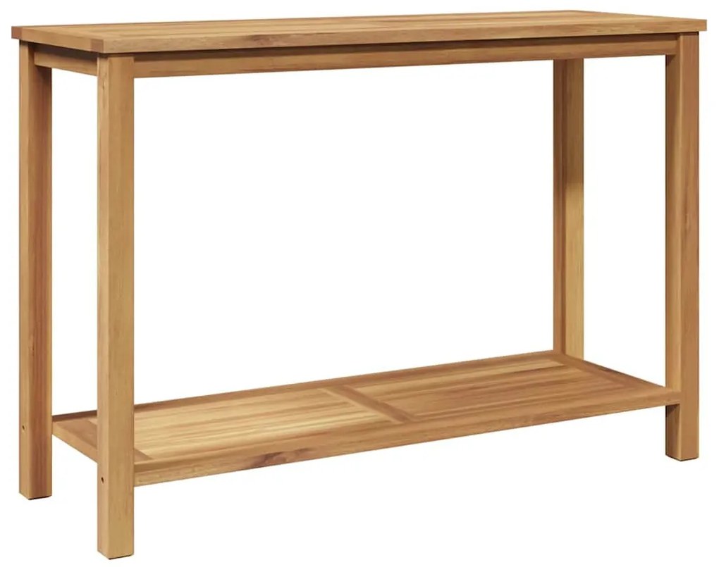 Dohányzóasztal tárolóval Barna 110 x 40 x 45 cm Tömör tíkfa