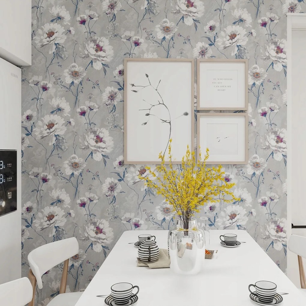 Öntapadós tapéta Vízálló 600 cm x 44,5cm Virágmintás
