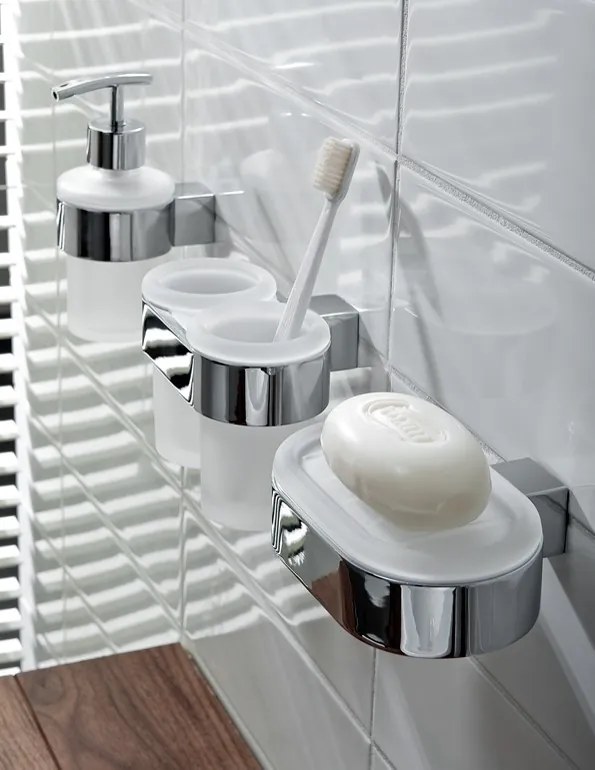 BISK Erga Futura, WC papír tartó, króm, ERG-02990