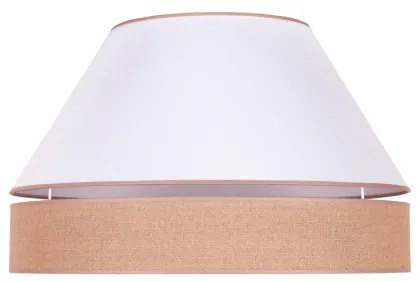 Duolla - Mennyezeti lámpa AVIGNON 3xE27/15W/230V á. 60 cm fehér/barna