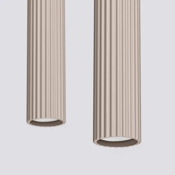 Brilagi - Csillár zsinóron CRESTO 2xGU10/10W/230V taupe