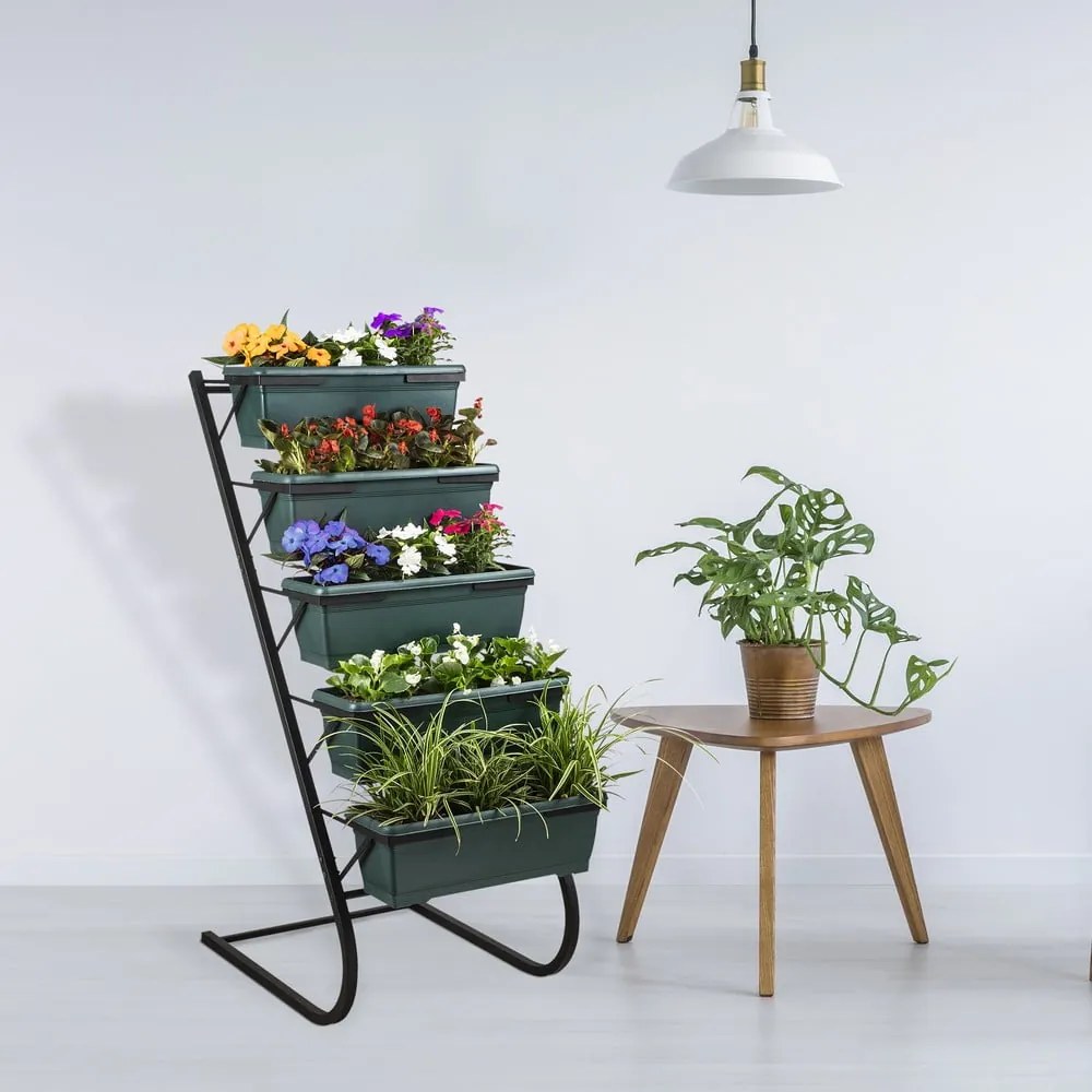 Fém virágtartó állvány (magasság 130 cm) – Floriane Garden