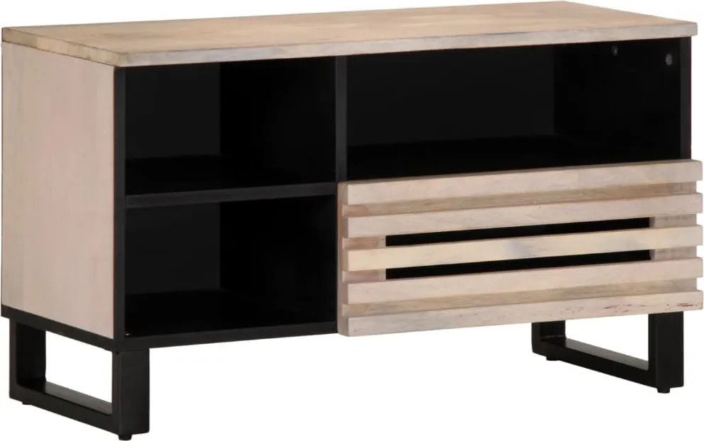 vidaXL tömör mangófa TV-szekrény 80 x 34 x 46 cm