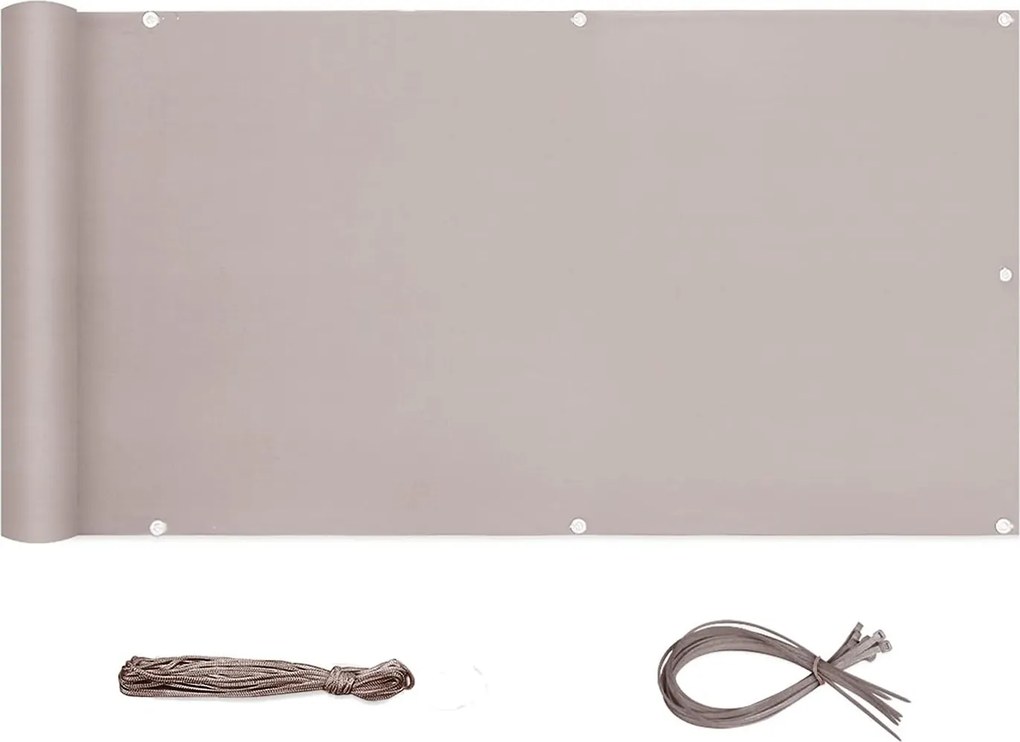 Erkélyszőnyeg Cappucino Bézs 75 X 400 CM Erkélyre