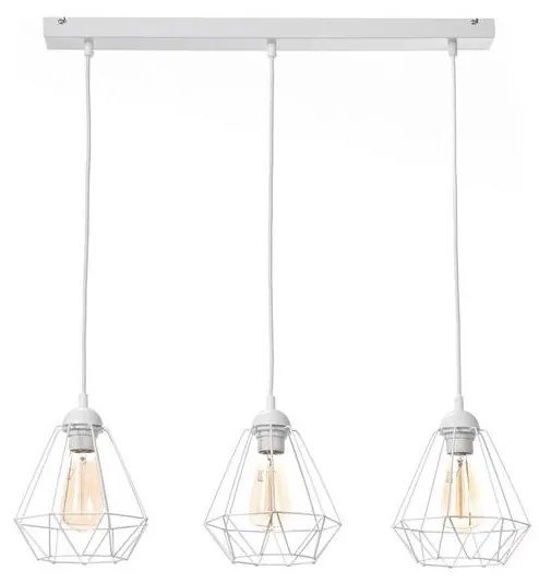 Csillár zsinóron DIAMENT MINI 3xE27/60W/230V