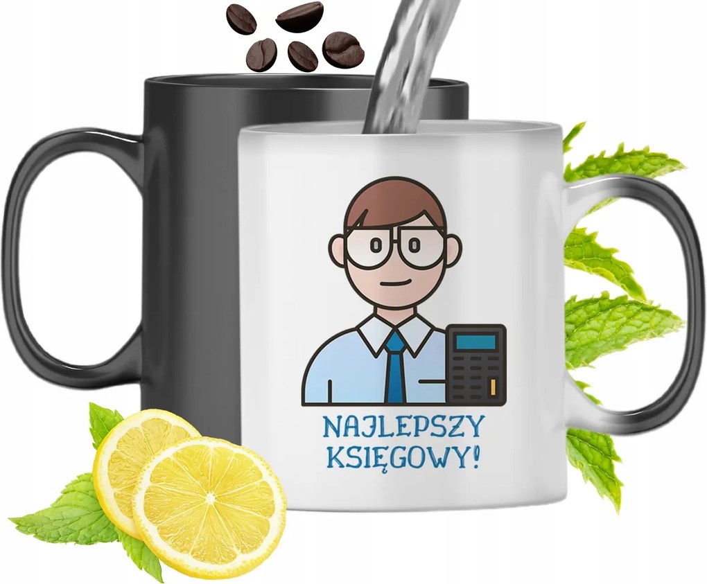 Mágikus Bögre Könyvelőnek Színváltós, fényképes nyomattal