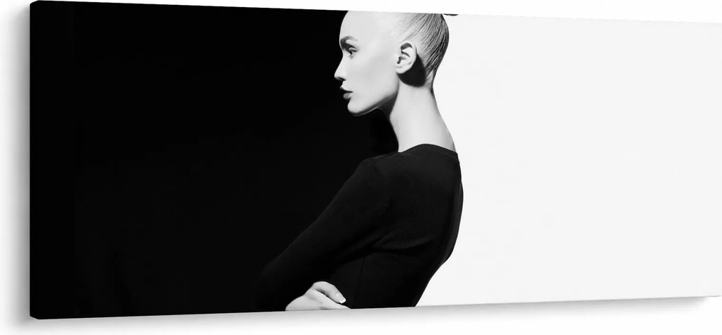 Kép - Nő à la yin and yang (120x50 cm)