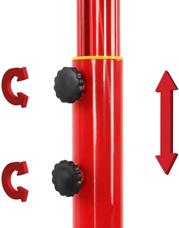 INFANTASTIC Kerekes kosárlabda kosár állítható 148 -236 cm