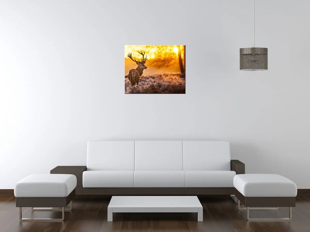 Gario Vászonkép Eros szarvas Méret: 100 x 70 cm
