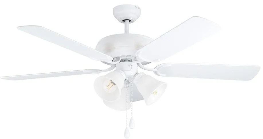 Eglo 35076 - Mennyezeti ventilátor LAS PALMAS 3xE27/40W/230V fehér