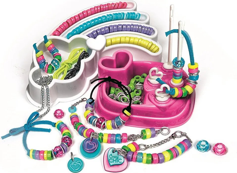 Crazy Chic Rainbow karkötő készítő kreatív szett Clementoni