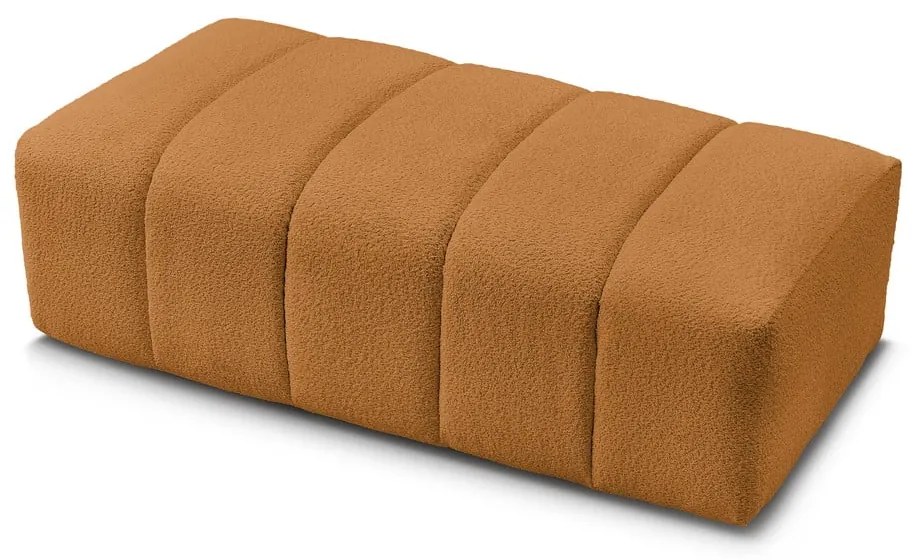 Mustársárga buklé lábtartó Annecy – Bobochic Paris