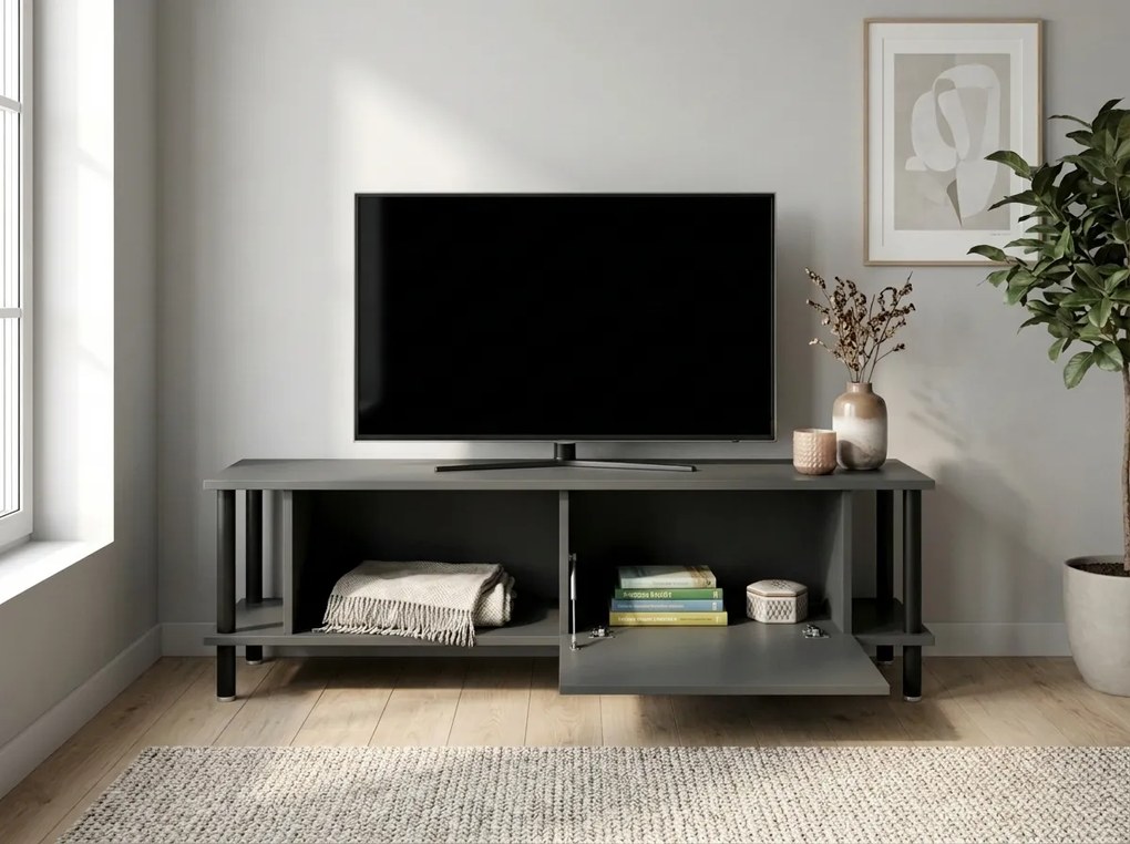 TV szekrény PARIS 150 cm, antracit