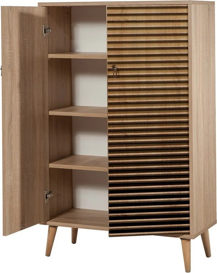 Mega Sonoma Oak Stripes I szekrény