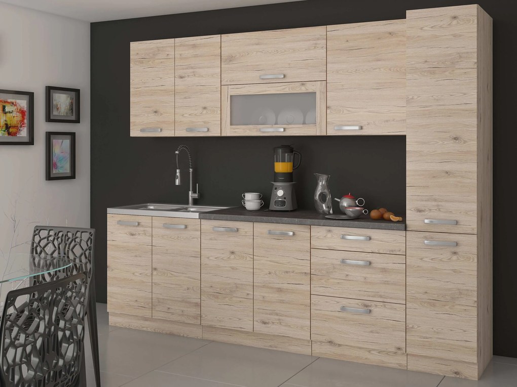 Alsó konyhaszekrény Bergenia 40 D 4S BB (bordeaux tölgy). 1032871