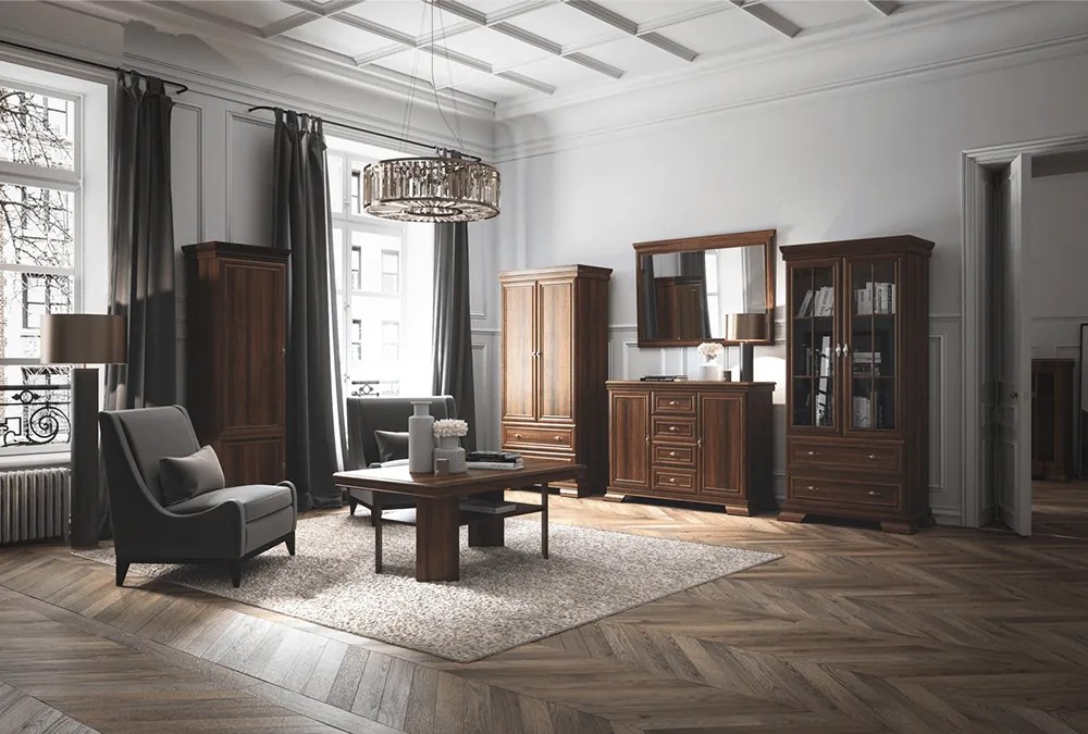 vitrines szekrény billenőajtós bárszekrénnyel, samoa king, KORA KK6