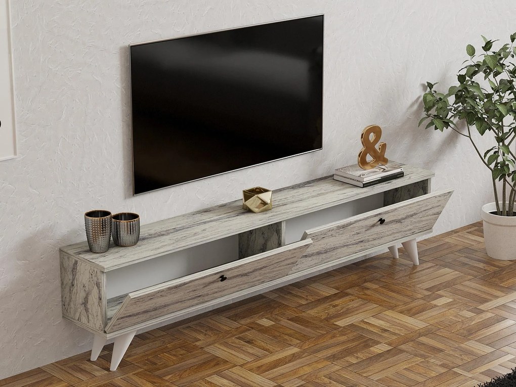 TV asztal/Szekrény Parid (márvány frézia) . 1102456