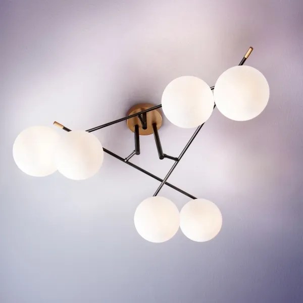 Redo 01-2948 - Mennyezeti lámpa ESSENTIAL 6xE14/28W/230V