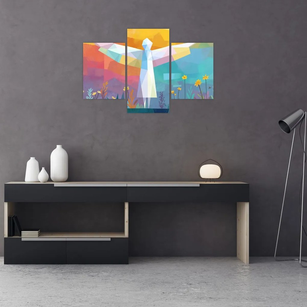 Kép - Virágok őrzője (90x60 cm)