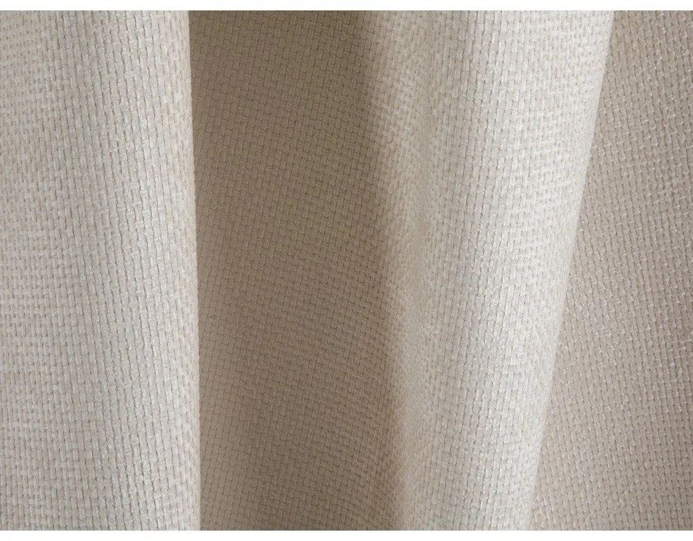 Krémszínű zsenília sarokkanapé (bal oldali-U alakú) Treno – Cosmopolitan Design