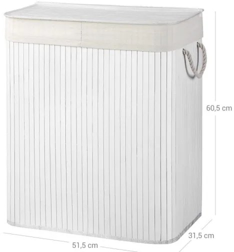 GUS fehér szennyeskosár