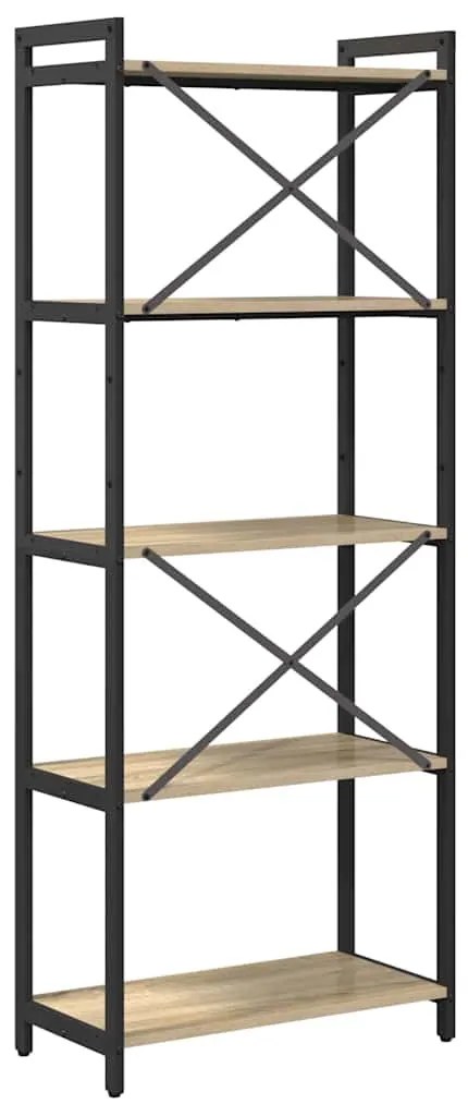 Könyvszekrény sonoma tölgy 60 x 30 x 153 cm Faanyag