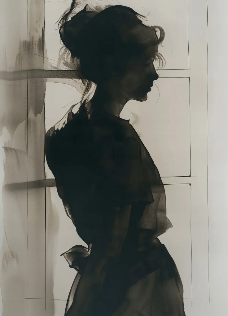 Poszter 20,5x28,4cm Vázlat félárnyék