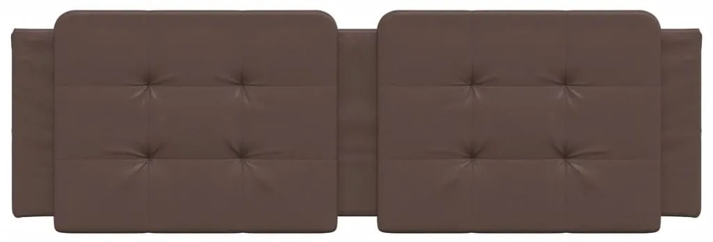 barna műbőr fejtámla párna Zadar 160 cm