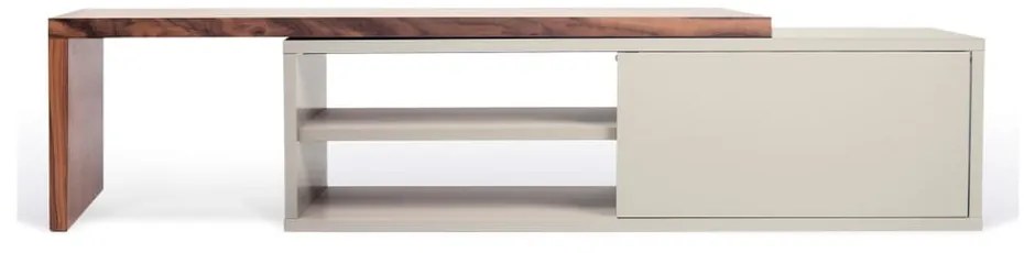 Move szürke variálható TV-állvány diófa furnérral - TemaHome