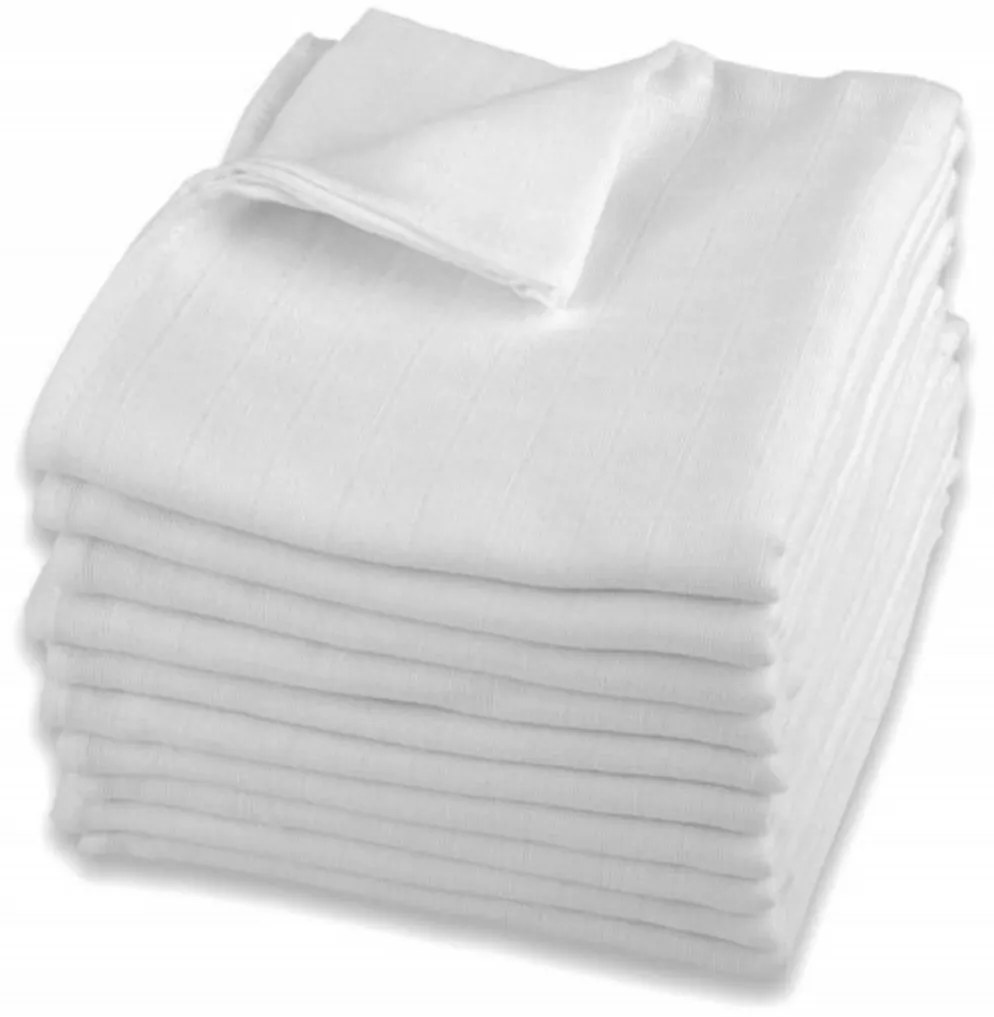 Minőségi pamut pelenka Baby Nellys, TETRA BASIC 60x80cm, 10 db a csomagban