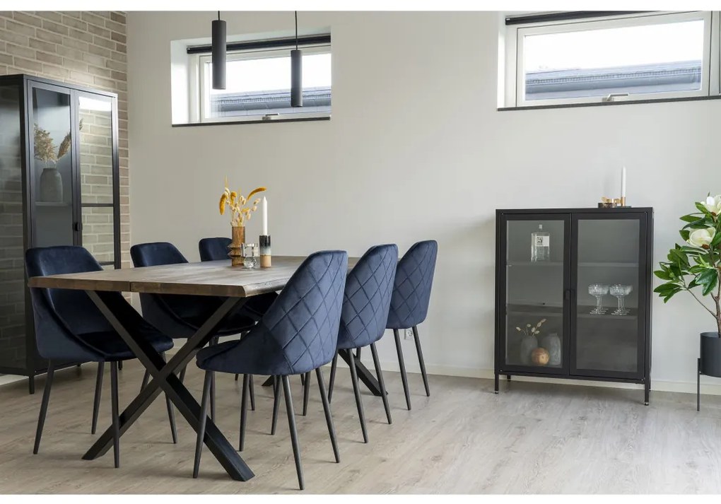 Toulon bővíthető étkezőasztal 200x95 cm füstös tölgy