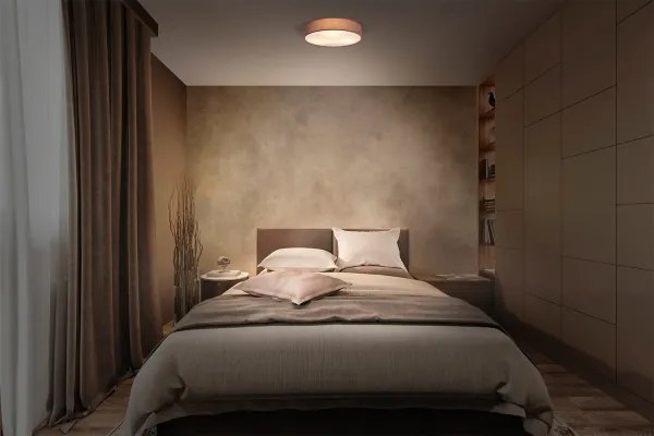 Osram - ORBIS PARIS mennyezeti lámpa 3xE27/15W/230V átm. 48 cm barna