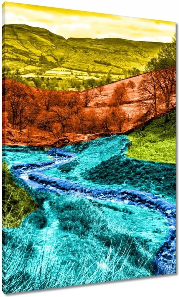 Festmények 70x100 Hegyi táj Tájkép