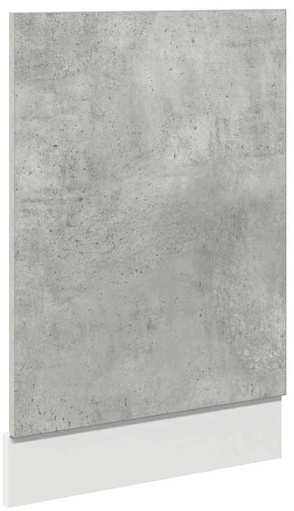 Mosogatógép panel betonszürke 45x3x67 cm