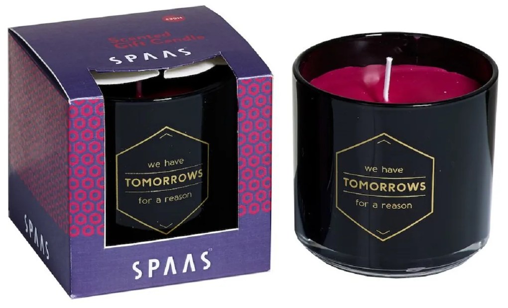 SPAAS Gyertya üvegben, díszdobozban WINTER GLOW