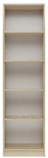 R50 polcos szekrény, könyvtartó, sonoma
