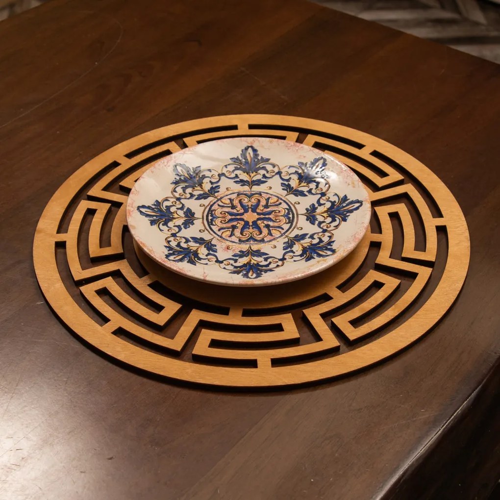 Labyrinth tálca, méz, 36×36 cm – TR790PYN1113