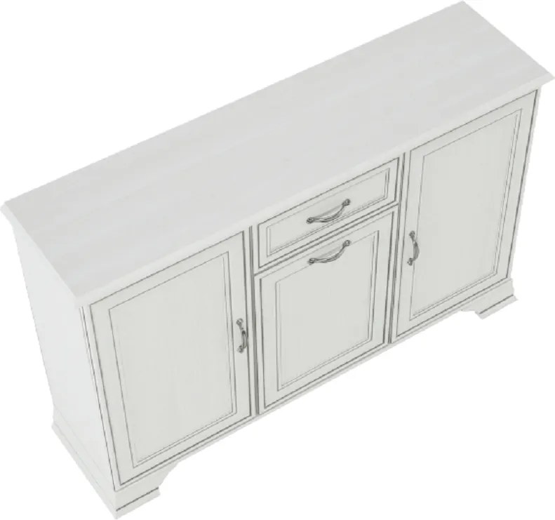Kombinált komód 3D1S, woodline bézs, TIFFY 08