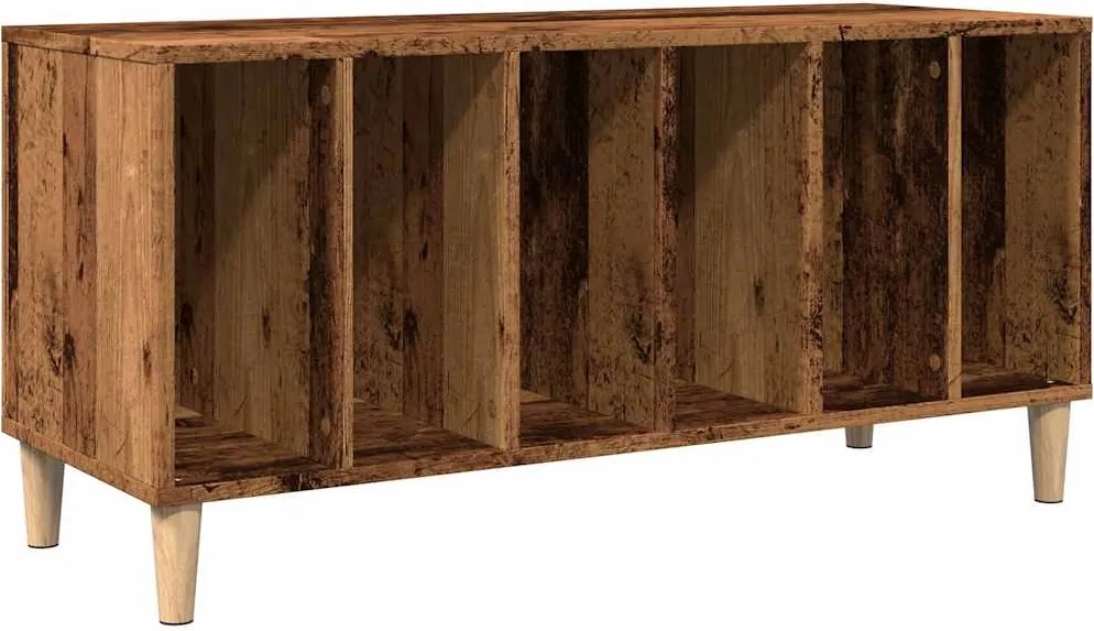 vidaXL antik fa színű szerelt fa hanglemezszekrény 100 x 38 x 48 cm